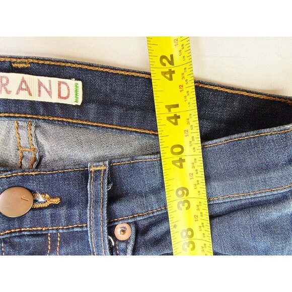 J Brand Size 24X34 Womens Babe Classic Flare Blue Denim 5 Pocket Low Rise Jeans - Picture 11 of 13